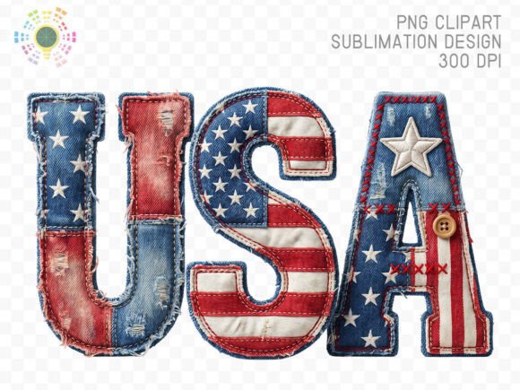 Authentic Americana: Using Vintage Denim Stitch Letters