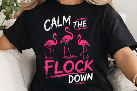 Calm the Flock Down: The Ultimate Flamingo PNG for Sassy Summer Designs