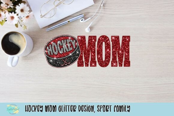Celebrate Hockey Mom Life with This Glitter Design