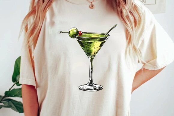 Elevate Your Design Projects with a Classic Martini Illustration