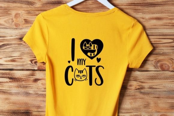 I Love My Cats Graphic Design: A Purr-fectly Practical Design Asset