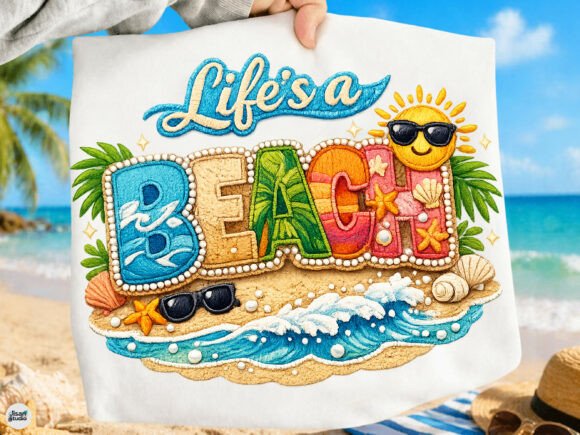 Lifes a Beach Cute Summer PNG: Your Go-To Design Asset