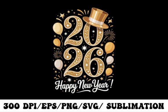 Radiant Elegance: The 2026 Gold Celebration Graphic Design